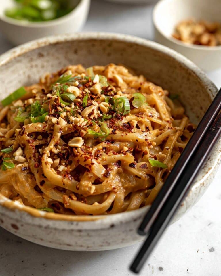 Spicy Peanut Butter Noodles Recipe