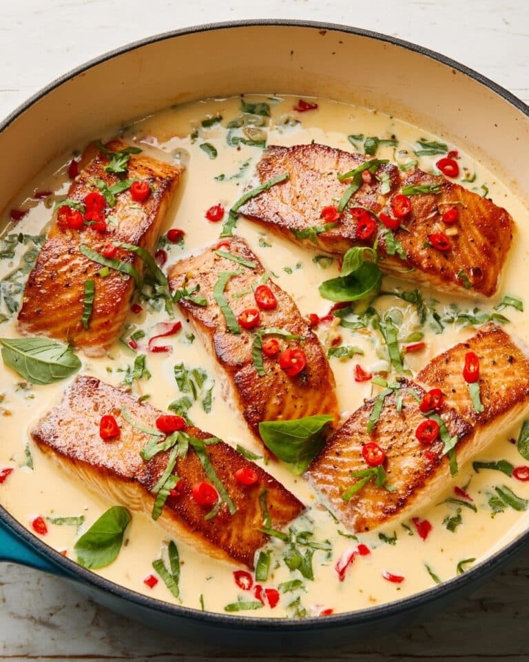 Creamy Coconut-Lime Salmon Recipe