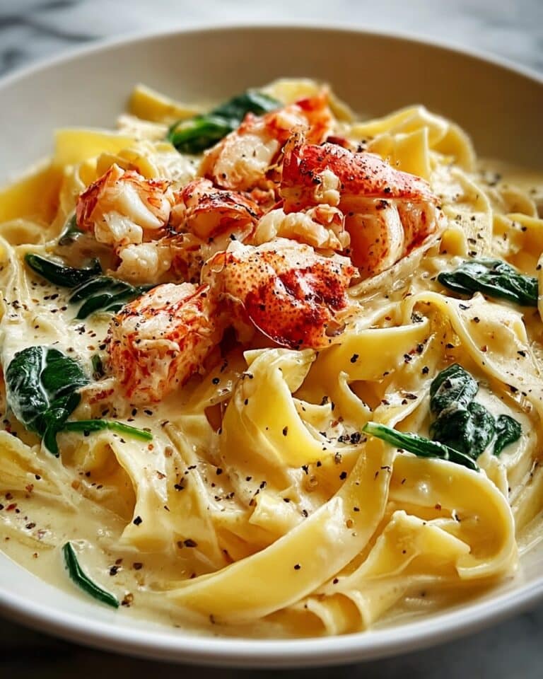 Creamy Lobster Alfredo Pasta Recipe