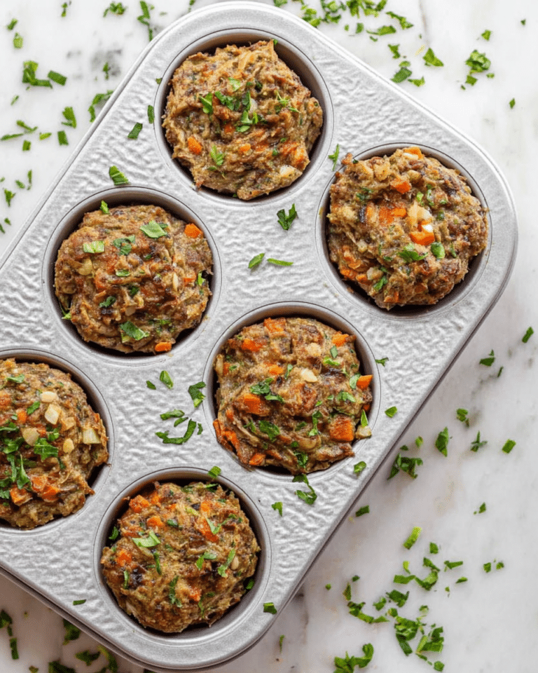 Veggie-Loaded Mini Meatloaves Recipe