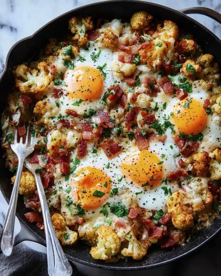 Turkish Cauliflower Breakfast Hash Recipe