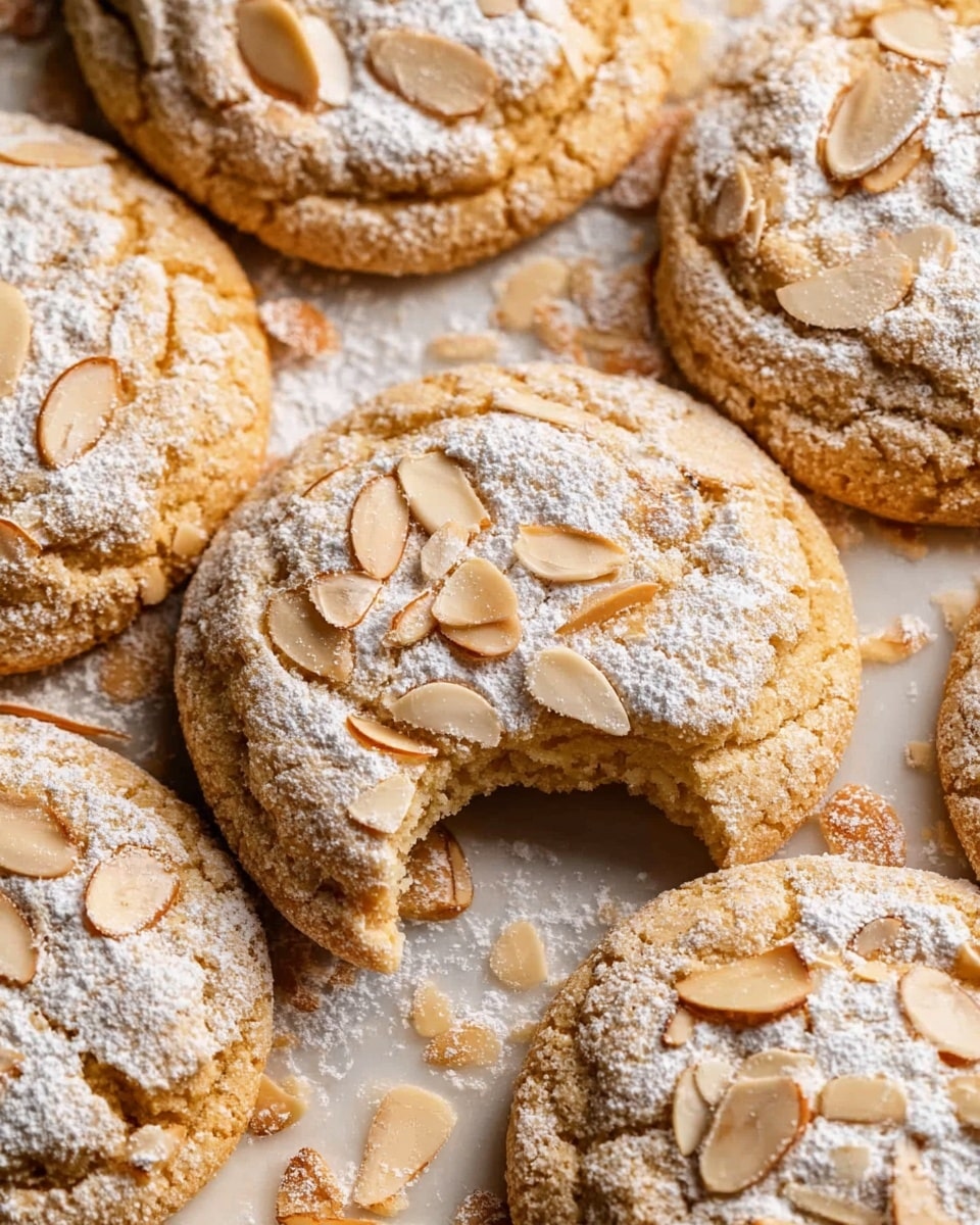 A white plate holds five crumbly cookies each with a central bright red raspberry embedded in the middle. The cookies have a golden-brown, rough textured top layer surrounding the smooth, juicy raspberry center. Some cookie crumbs are scattered on the white plate and the white marbled surface below. In the background, a shallow white bowl is filled with more of these raspberry cookies and a clear glass bowl of fresh raspberries sits nearby along with some loose raspberries. The setting is softly lit with pastel tones and a striped cloth is partly visible behind the bowl. photo taken with an iphone --ar 4:5 --v 7