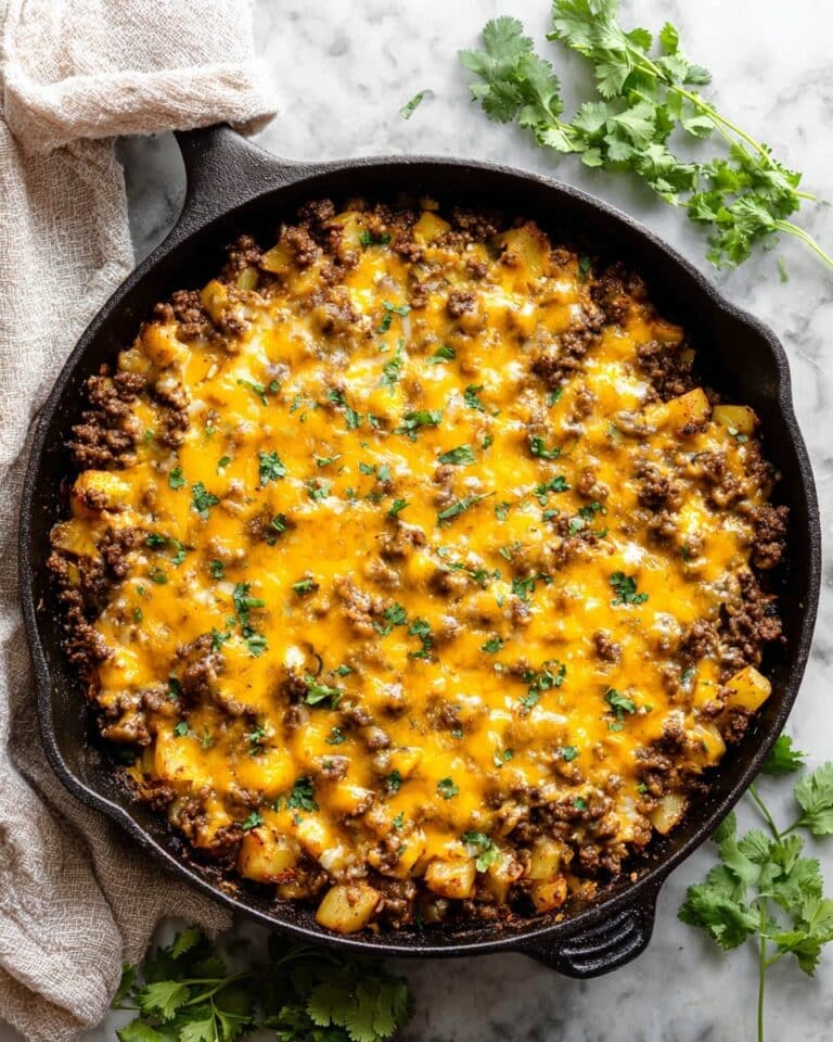 Ground Beef and Potatoes Enchilada Casserole Recipe