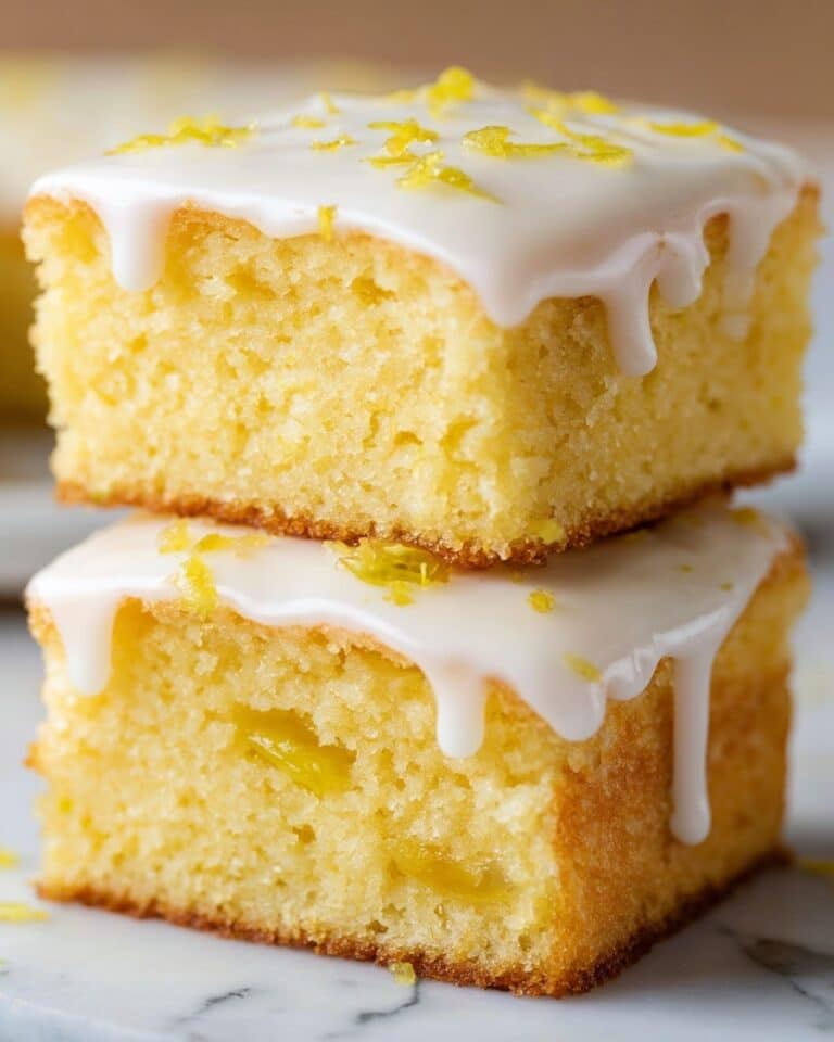 Easy Lemon Brownies Recipe