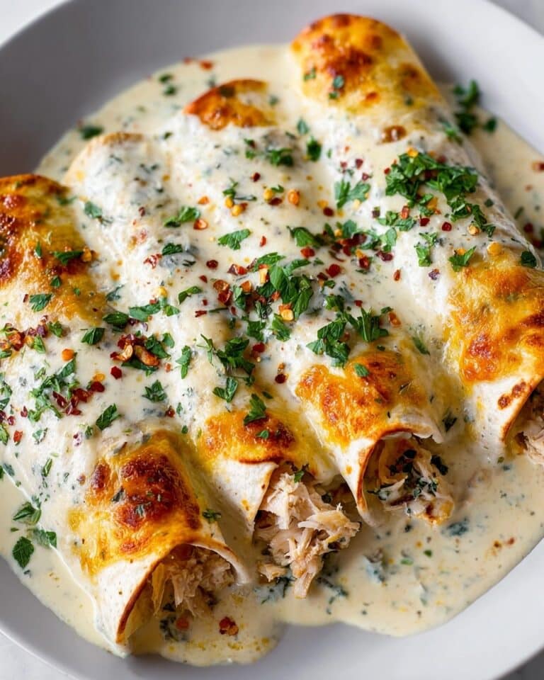 High Protein Chicken Enchiladas Recipe