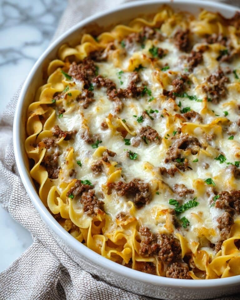Sour Cream Beef Noodle Casserole Recipe