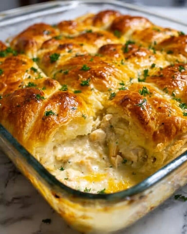 Cheesy Chicken Crescent Bake Recipe
