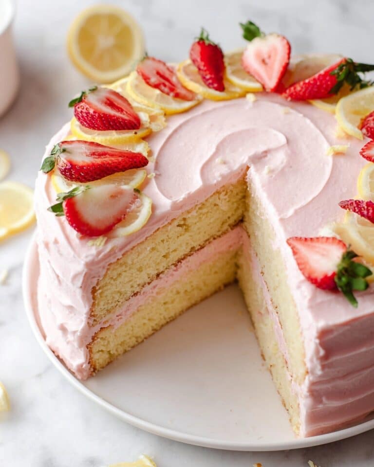 Strawberry Lemon Cake Recipe