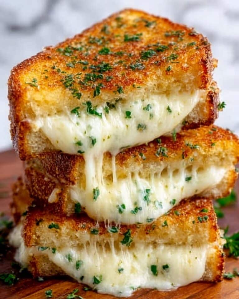 Garlic Bread Grilled Cheese Recipe