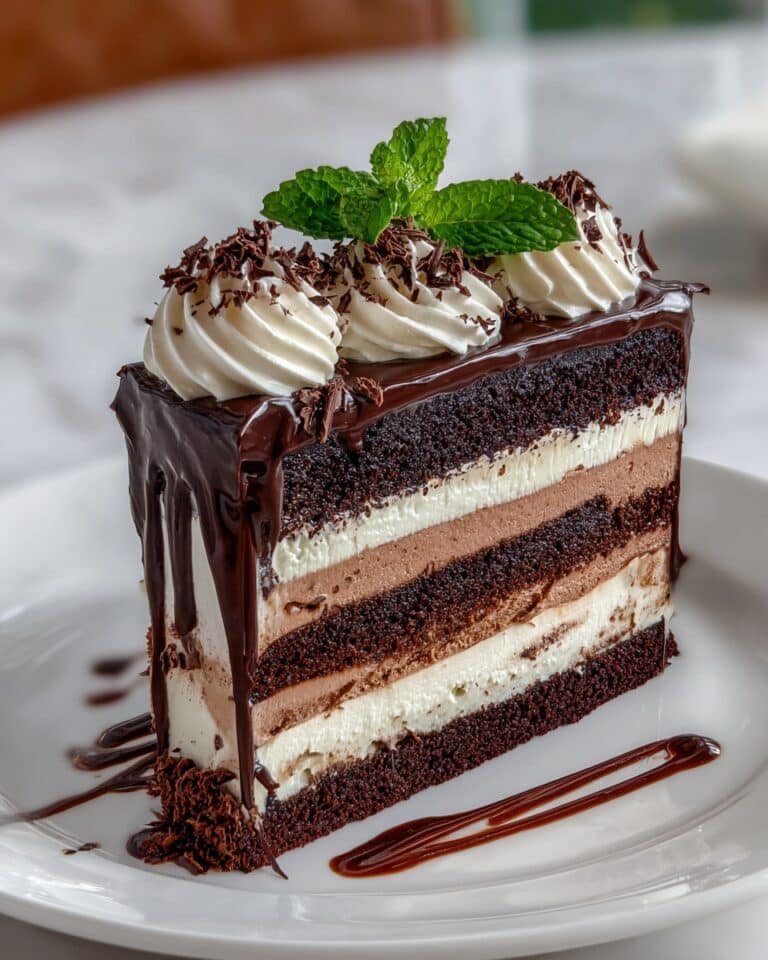 Chocolate Tuxedo Cake Recipe