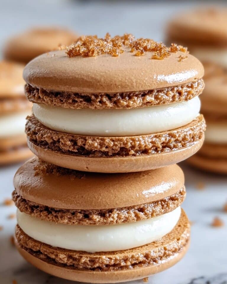 Biscoff Cookie Butter Macarons Recipe