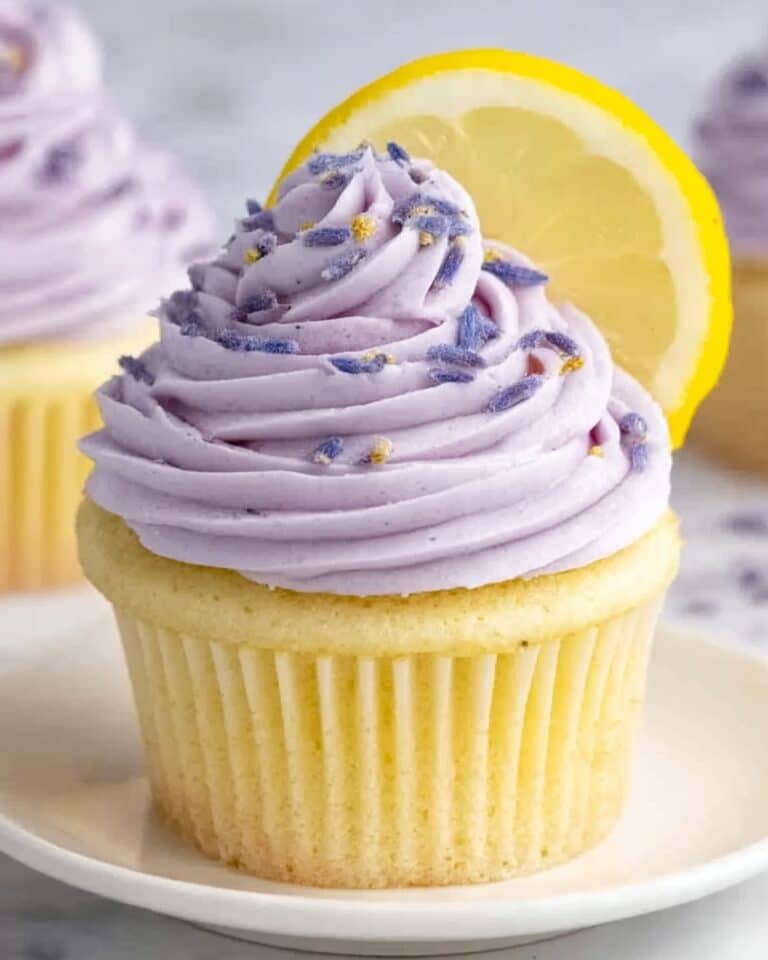 Lemon Lavender Cupcakes Recipe