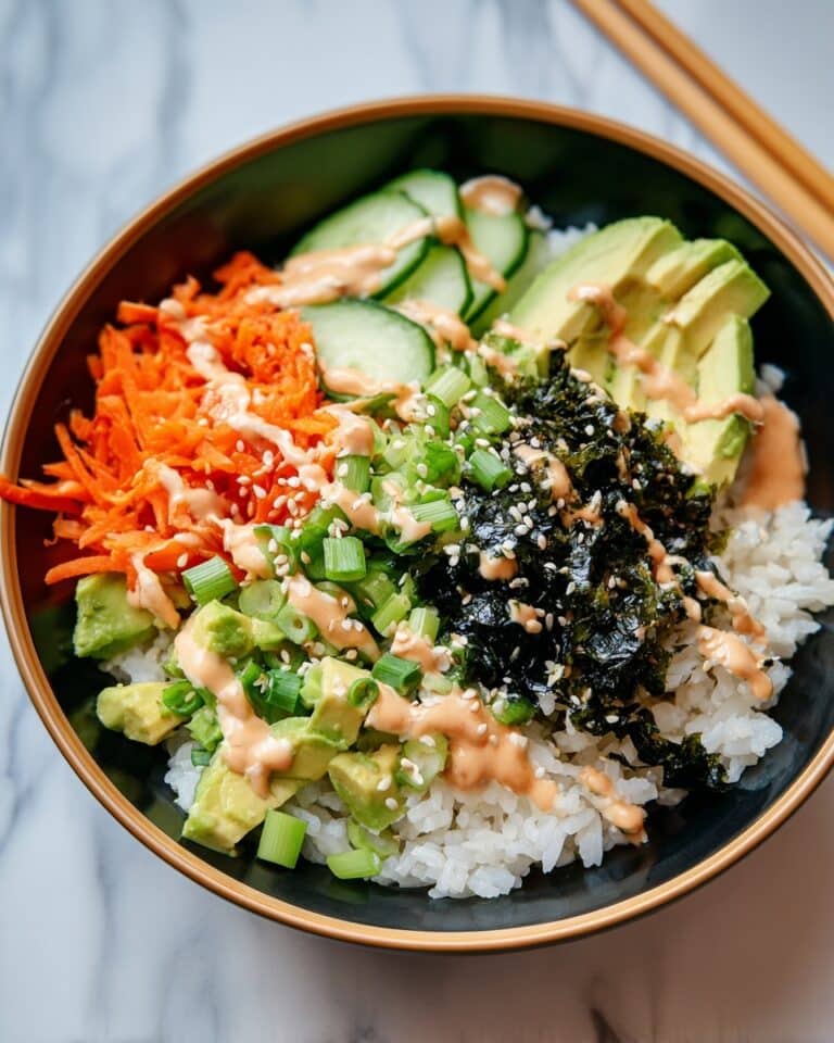Simple California Rolls Sushi Bowl Recipe