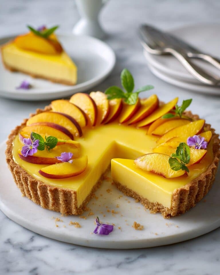 Mango Curd Tart with Coconut Crust Recipe