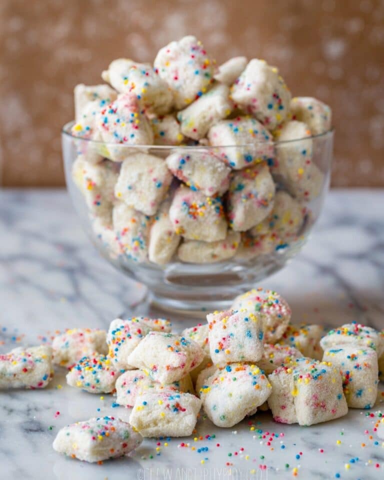 Cake Batter Puppy Chow Recipe