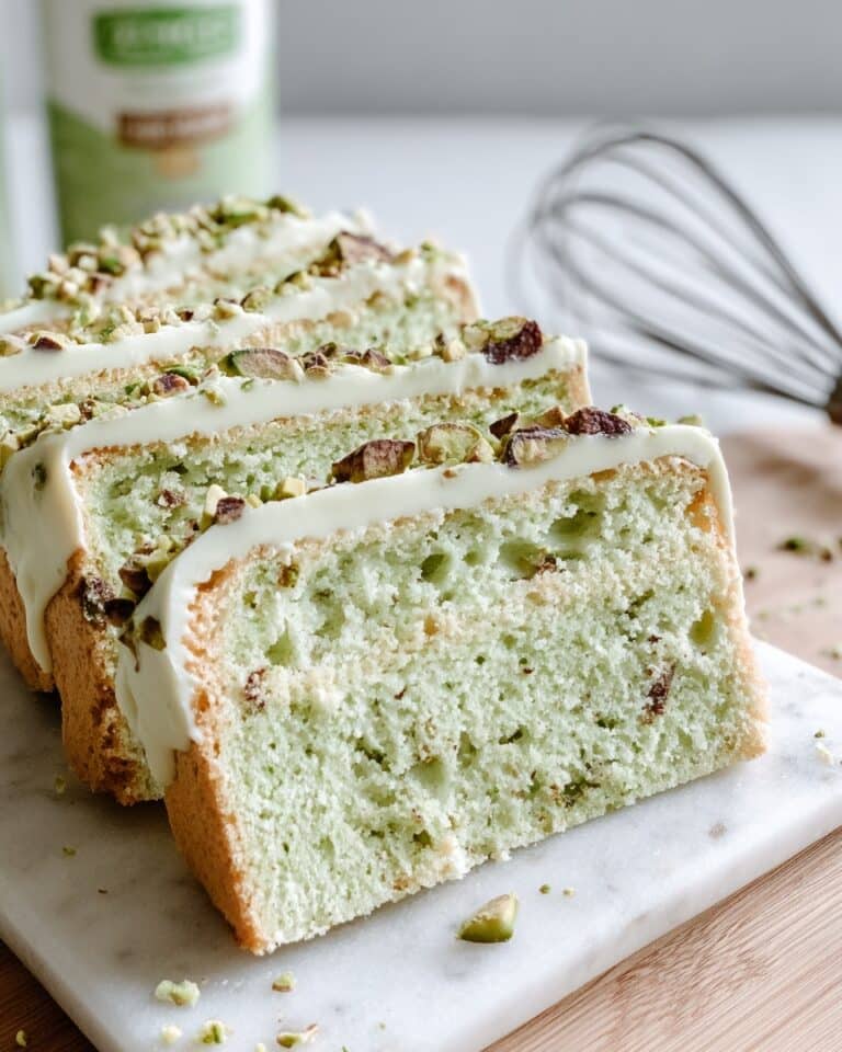 Pistachio Pudding Bread Recipe