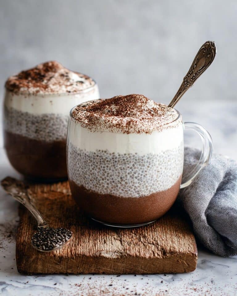 Tiramisu Chia Pudding with Greek Yogurt Recipe