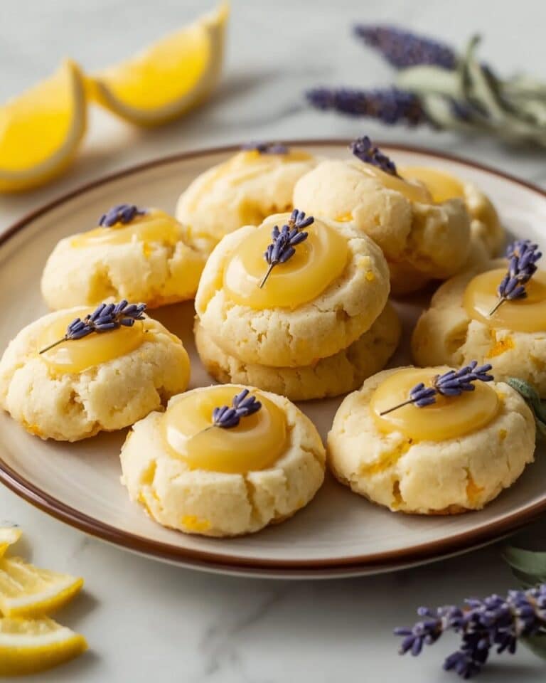 Lemon Lavender Thumbprint Cookies Recipe