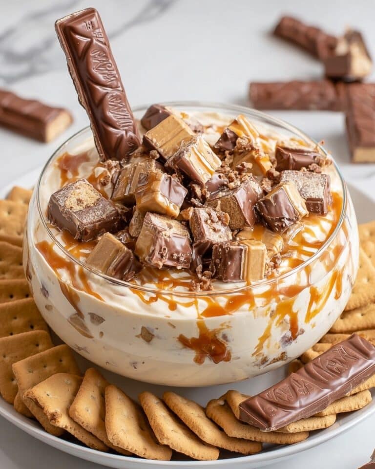 Twix Caramel Candy Bar Dip Recipe